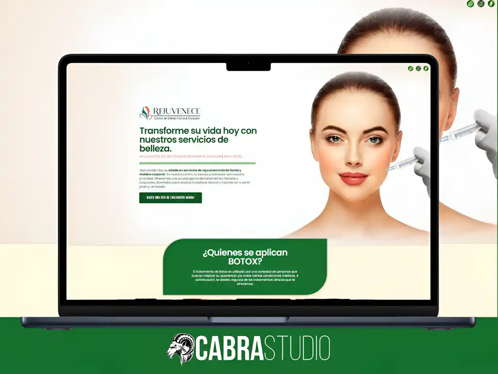 Imagen de diseño de pagina web para Dra. Rocio Sura Diseño.